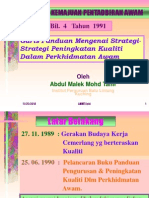 PKPA Bil. 4 Tahun 1991 Strategi Peningkatan Kualiti DLM Perk