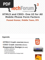 Presentation - Html5 and CSS3