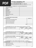 Income Tax Declaration Form - 2014-15
