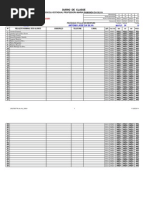 Modelo Planilha Falta e Notas de Alunos