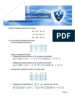 Ejercicios Resueltos - Sistemas de Ecuaciones Lineales PDF