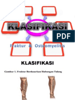 KLASIFIKASI FRAKTUR Dan OSTEOMYELITIS
