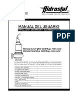 Manual Bomba Helicoidal Sumergible e Inmersible