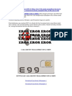 Download Cara Erotin Telkampret E99 21 Mbps by Isaac Jenkins SN248190672 doc pdf