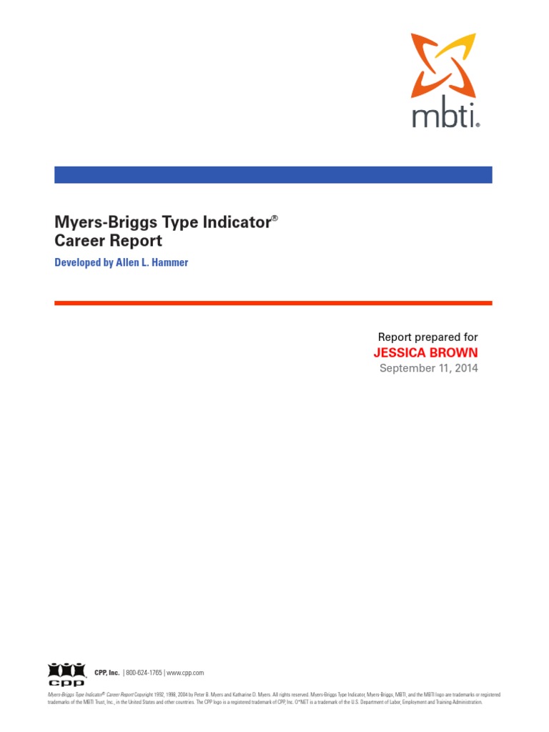 Mbti Pdf Extraversion And Introversion Psychology