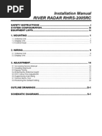 RHRS-2005RC - River Radar - Installation Manual PDF