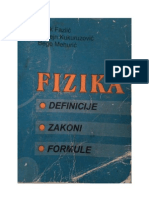 Fizika - Definicije, Zakoni i Formule