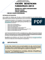 Afiche Renovación de Beneficios 2015