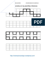 Dibujos en Cuadrc3adculas Con Trazos Cenefas 15