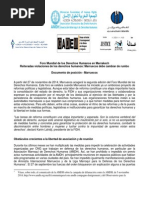 Foro Mundial de los Derechos Humanos en Marrakech