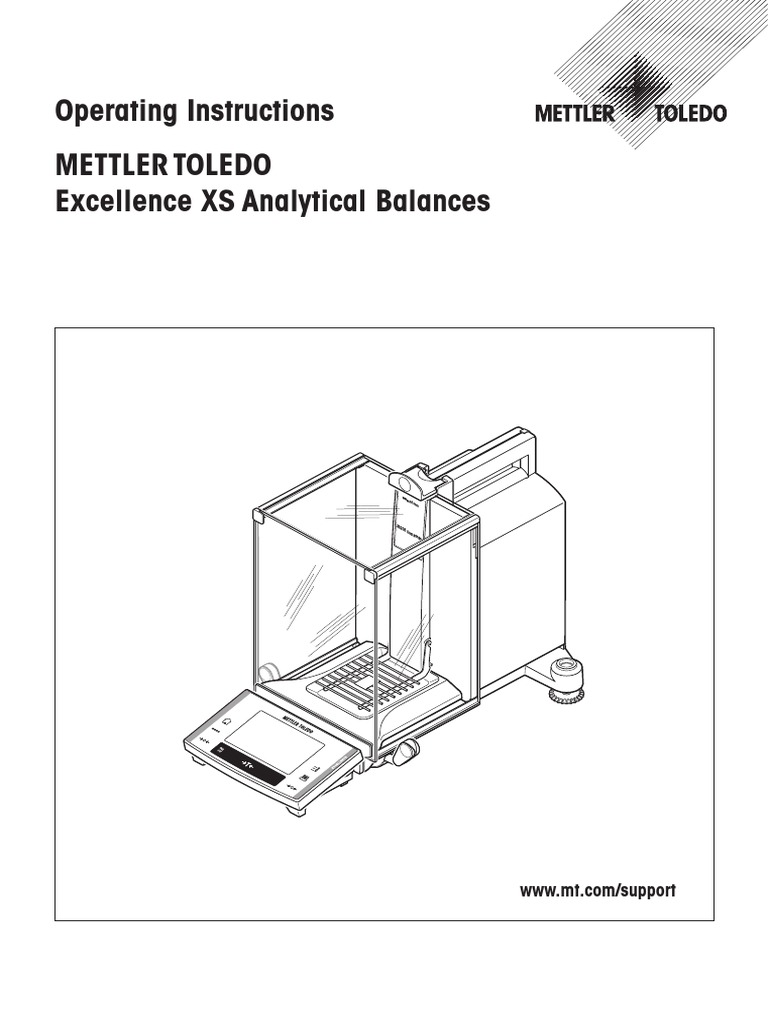 METTLER TOLEDO Excellence XS Analytical Balance manual.pdf Power