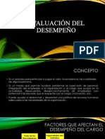 Evaluación Del Desempeño Exposicion de Gestion