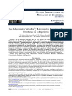 Los Laboratorios Virtuales y Laboratorios Remotos en La Enseñanza de La Ingeniería