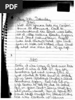 Witness 40 Journal Entry