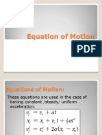 Equation of Motion