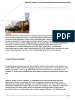 Tanggung Jawab Sosial Perusahaan Corporate Social Responsibility Dan Iklim Penanaman Modal PDF