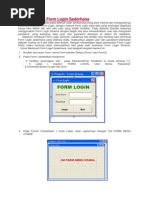 Cara Membuat Form Login Sederhana