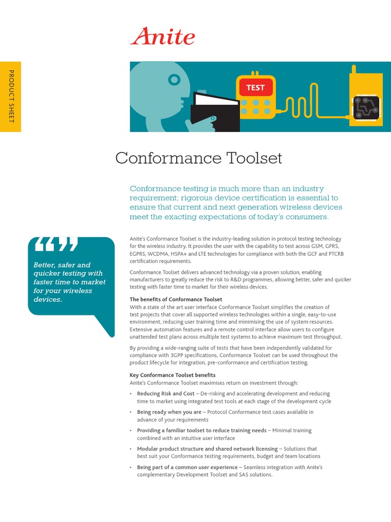 Conformance Testing Fact Sheet | PDF | General Packet Radio Service ...