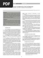 Adoçantes Nutritivos e Não Nutritivos