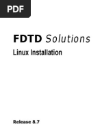 FDTD Install Linux