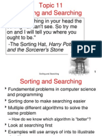 Sorting and Searching