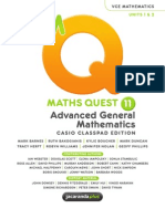 202108155 Maths Quest 11 Advanced General Mathematics Spec Classpad Edition