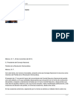 Carta de Renuncia Al PRD PDF