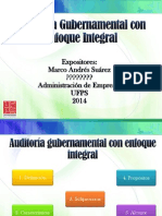 Auditoría Gubernamental Con Enfoque Integral