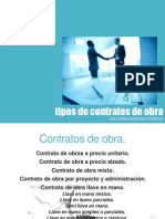 Tipos de Contratos de Obra