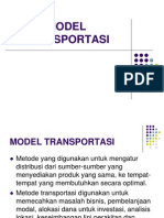 Model Transportasi