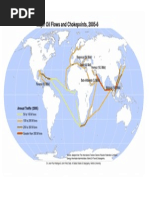 Asia Ports and Trade Routes Map | PDF