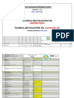 Technical Bid Evaluation For: Lighting Poles Q-6183-053-J01