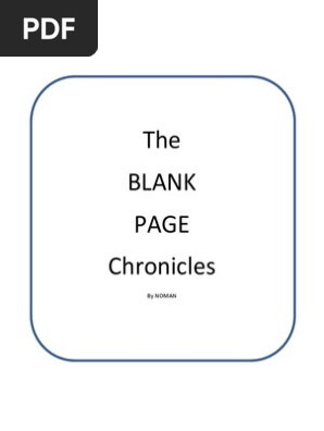 The Blank Page Chronicles 2 by NOMAN