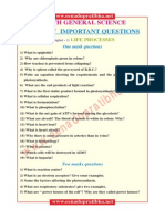 10th Class Important Questions Biology(e.m)