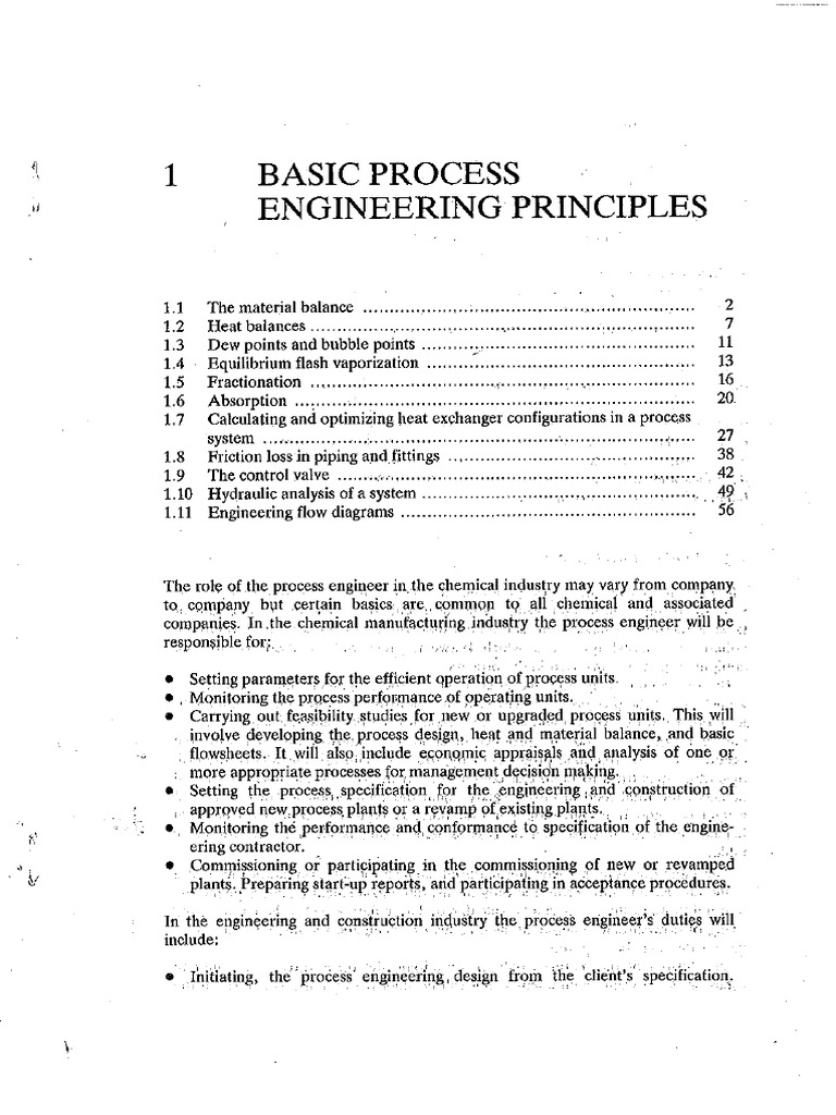 Elements Of Chemical Process Engineering Pdf Chemistry Physical