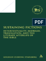 TRANSLATION STUDIES Sustaining Fictions Intertextuality Midrash Translation and The Literary Afterlife of The Bible Library of Hebrew Bible Old Testament Studies