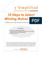 10 Steps To Select Winning Mutual Funds