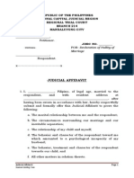 Template Judicial Affidavit