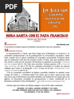 HORA SANTA CON EL PAPA. LA IGLESIA; CUERPO MÍSTICO DE CRISTO (9)