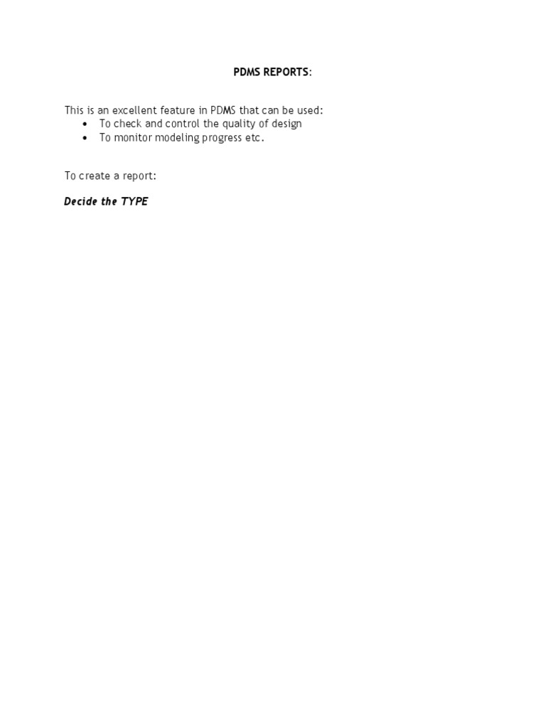PDMS Reporting for Design Quality | PDF | Business