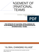 Management of International Teams