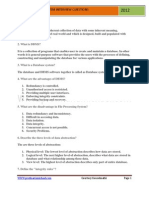 DBMS Interview Questions PDF