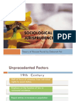 Sociological Jurisprudence: Theory of Roscoe Pound by Debarati Pal