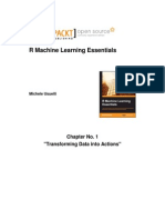 R Machine Learning Essentials: Chapter No. 1 "Transforming Data Into Actions"