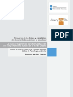 Análisis de La Lectura - La Escuela de Chicago y La Ciudad de Hoy - Emerson Martínez Palacios