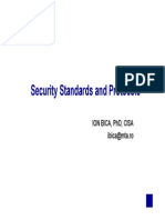 Security Standards and Protocols: Ion Bica, PHD, Cisa Ibica@mta