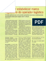 ABOL Quer Estabelecer Marco Regulatório Do Operador Logístico Entrevista Do Diretor Executivo Da ABOL, Cesar Meireles, Concedida À Revista Transporte Moderno, Edição 50 Anos