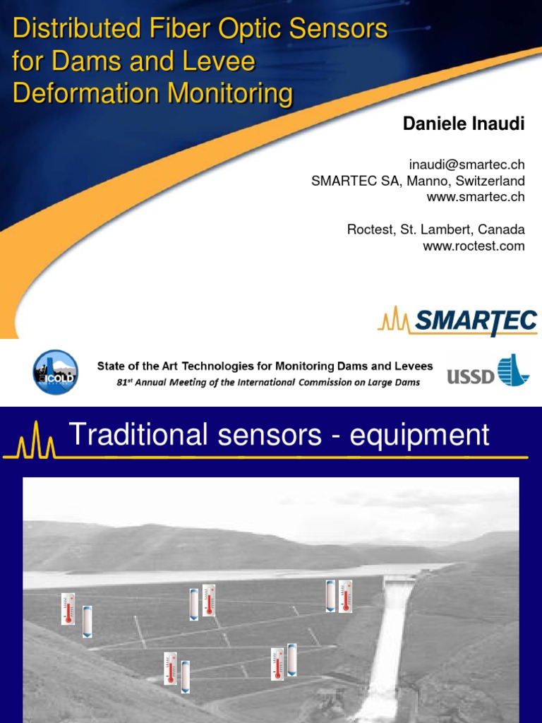 Distributed Fiber Optic Sensors For Dams and Levee Deformation ...