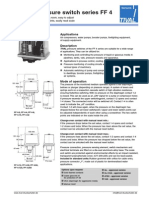 Control Pressure Switch Series FF 4: Applications