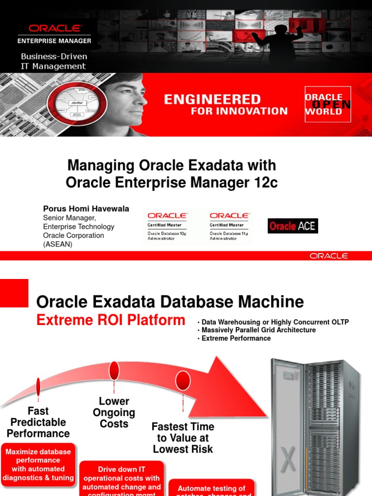 Managing Oracle Exadata with EM 12c | PDF | Provisioning | Cloud Computing